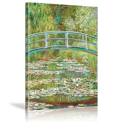 #ad Monet Canvas Wall Art Canvas Prints Water Lilies Claude Monet Posters Vintage... $24.39