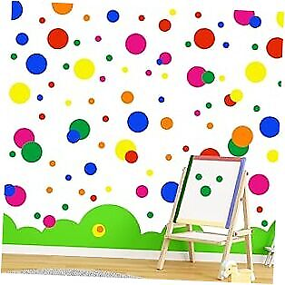 #ad 560PCS Wall Decals for Bedroom Dot Wall Stickers Circle Bubble Colorful Dots $13.68
