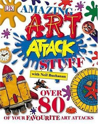 #ad #ad Amazing Art Attack Stuff Hardcover By Buchanan Neil GOOD $6.16