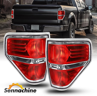 #ad REAR TAIL LIGHTS BRAKE LAMPS LEFT amp; RIGHT FIT FOR 2009 2014 FORD F 150 PICKUP $45.35