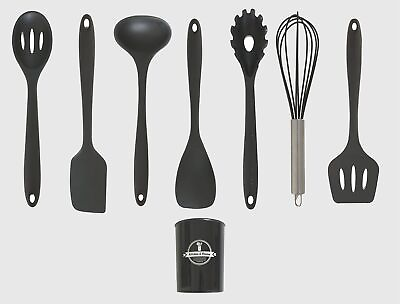#ad BCHEF 10 Pcs Silicone Utensils Set Heat Resistant Rubber Non Stick BPA Free N... $22.47