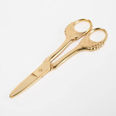 #ad Solingen Germany Vintage Gold Gilt Grape Kitchen Shears Scissors 6quot;l $85.00
