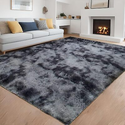 #ad 6X9 Dark Grey Modern Home Decorate Area Rugs for Living Room Bedroom Bathroom... $70.90