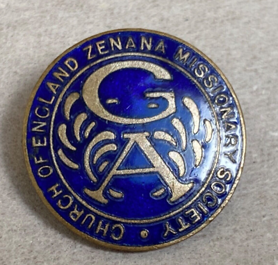 #ad Vintage GA Church of England Zenana Missionary Society Enamel Badge R Gaunt GBP 9.99