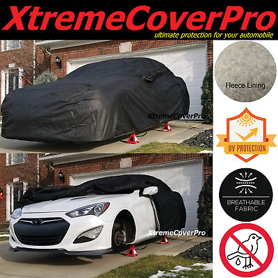 #ad 2016 2017 MERCEDES S550 S63 S65 COUPE BREATHABLE CAR COVER W Fleece BL $59.99