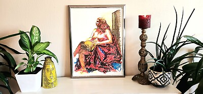 #ad #ad Beautiful Sketch Signed 26quot; * 20quot; Colorful $99.00