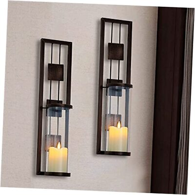 #ad Wall Sconce Candle Holder Metal Wall Decorations for Living Room Bathroom $59.81