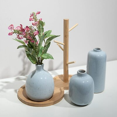 #ad #ad Ceramic Vase Rustic Home Decor Modern Farmhouse Decorative Flower Vases for... $32.97
