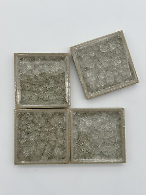 2x2 Crackled Glass Mosaic Tile Kitchen Shower Wall Backsplash Box 11 sf 396 pcs $250.00