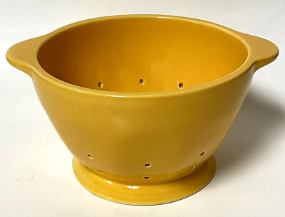 #ad #ad Tag Kitchen Yellow Earthenware Berry Fruit Colander $19.99