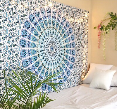 #ad Mandala Tapestry Home Decor Wall Hanging Tapestries Hippie Decorative Wall Art $13.99