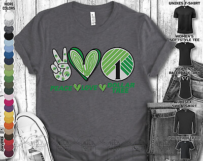 #ad Peace Love Heart Dollar Tree Funny Humorous Motivation Inspiration Unisex Tshirt $18.91