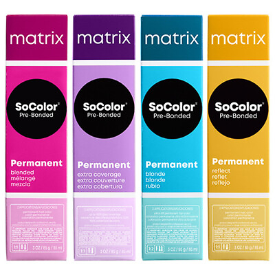 #ad Matrix SoColor Pre Bonded Permanent Hair Color 3oz Pick color or Developer $12.00
