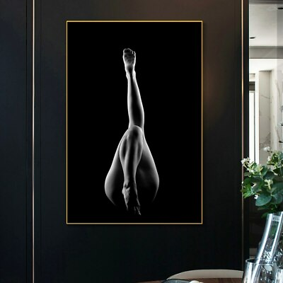 #ad Sexy Woman Canvas Poster Modern Wall Art Canvas Painting Wall Picture Prints Art $11.27
