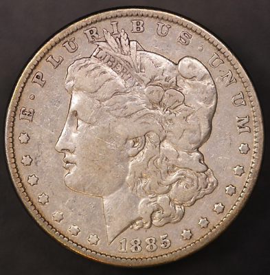 #ad #ad 1885 MORGAN DOLLAR FRESH FROM AN ORIGINAL COLLECTION LOT AA 7848 $40.89