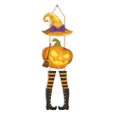 #ad Halloween Decoration Supplies Halloween Pumpkin Door Pendants Signs for Parties $14.97