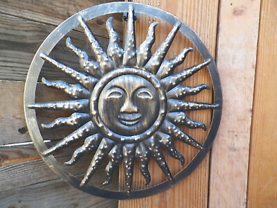 #ad #ad Metal Sun Wall Art Outdoors by Design Hanging Décor Bronze 18quot; $10.00
