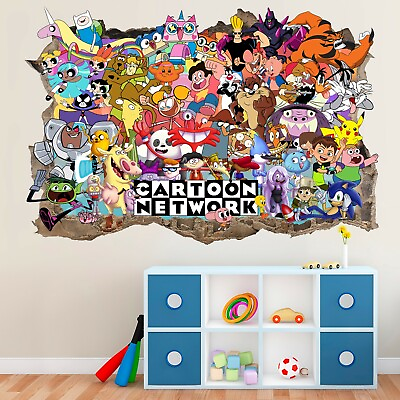 #ad Cartoon 3D Wall Decal Wall Sticker Cartoon Removable $62.25