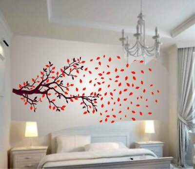 #ad Lovely Wall Stickers Autumn Tree Art Poster Home Decor Mural Kids Room Sticker $17.19