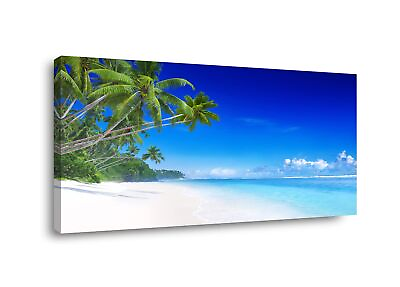 #ad Beach Canvas Wall Art for Living Room Bedroom Home Decoration Mordern Seasca... $181.24