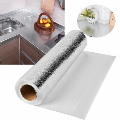 #ad Kitchen Oil Proof Sticker Waterproof Self Adhesive Aluminum Foil Wall Stickers $14.37