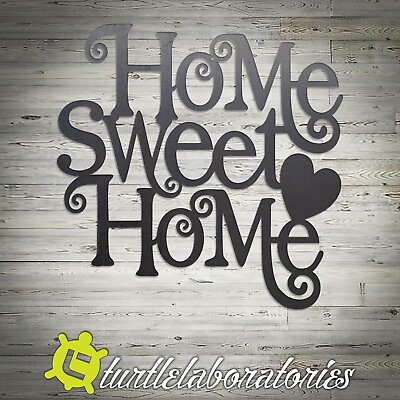 #ad Decorative Home Sweet Home 1 Metal Wall Art Hanging Home Decor $88.00