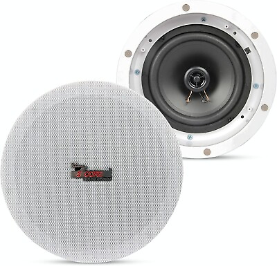 #ad #ad 5Core 6.5 Inch In Wall In Ceiling Speaker 2 Way Flush Mount Home Speaker $23.99