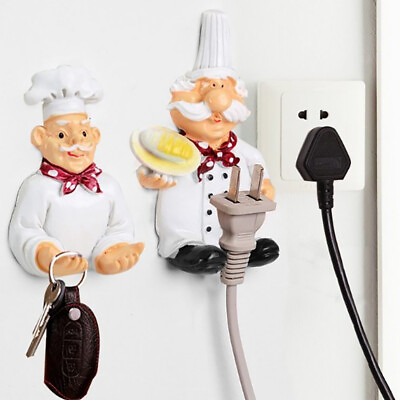 #ad Stylish Fat Chef Wall Hanger for Modern Kitchen Decor $13.75
