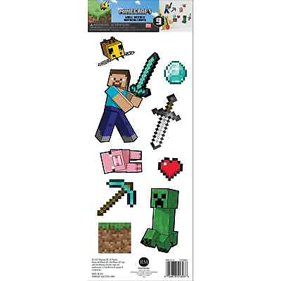 #ad Popular Game Minecraft Roomscapes Repositionable Vinyl Decals $5.99