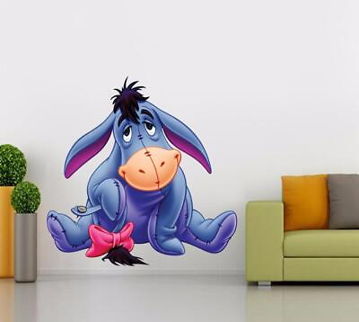 #ad #ad EEYORE Winnie The Pooh Decal Removable Graphic Wall Sticker Disney Bear H128 $21.33