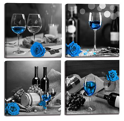 #ad Kitchen Wall Art Wine Decor For KitchenBlack And White Wall Art Modern W... $55.17