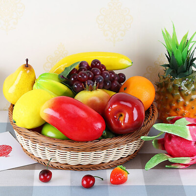 #ad #ad Artificial Plastic Cherry Fruit Fake Foods Fruit Home Kitchen Decorative AU $2.79