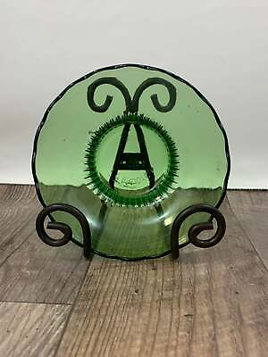 #ad Vintage Glass Planter Green Glass Vintage Home Decor C $12.00