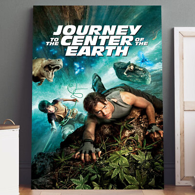 #ad Canvas Print: Journey to the Center of the Earth Movie Poster Wall Art $19.95