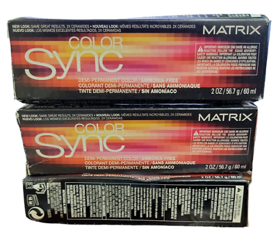 #ad #ad MATRIX Color Sync Demi Permanent Hair Color 2 Oz Choose your shade DAMAGE PACK $10.99
