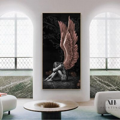 #ad #ad Angel Girl Canvas Painting Canvas Posters Prints Art Canvas Wall Art Home Decor $26.31