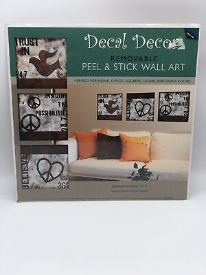 #ad NEW Decal Decor Removable Peel amp; Stick Wall Art $15.00