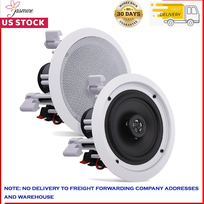 #ad #ad Pyle Pair 6.5” Flush Mount In wall In ceiling 2 Way Home Speaker System Spring $42.90