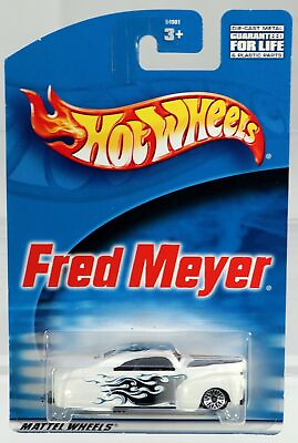 #ad Hot Wheels Tail Dragger Fred Meyer #54901 Never Removed from Pack 2000 Wht 1:64 $18.70