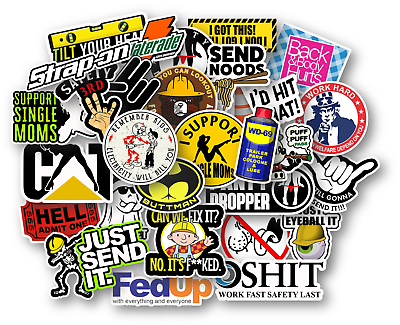 #ad #ad 30 pcs Funny Hard Hat Stickers for Tool Box Helmet Vinyl Sticker decals. $14.99