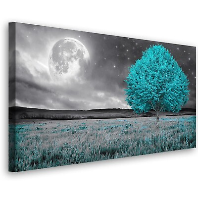 #ad #ad Tree of Life Wall Art Picture Canvas Prints Room Wall Damp;#233;cor Blue Tree with $95.56