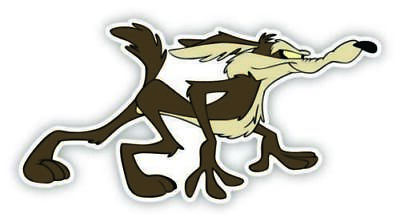 #ad #ad Cartoon Wile Coyote Sticker Decal Laptop Wall Phone Car $1.95