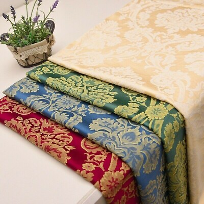 #ad Floral Fabric Jacquard Retro Classic DIY for Sofa Cushion Curtain Home Decor $19.84