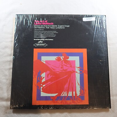 #ad Ljuba Welitsch The Art Of Ljuba Welitsch w Shrink LP Vinyl Record Album $5.77