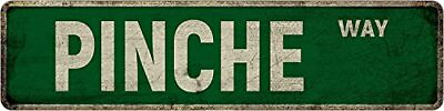 #ad Vintage Wall Decoration PINCHE WAY Funny Street Sign Metal Sign Wall Decor Fo... $18.64