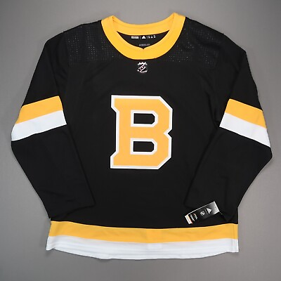 #ad Boston Bruins Jersey Mens 54 Adidas Black Yellow Home Alternate Blank NWT $144.00