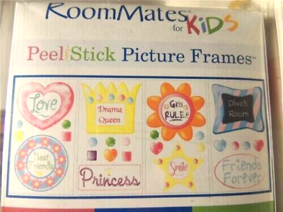 #ad PICTURE FRAMES WALL ACCENTS PEEL amp; STICK DECALS 20 RoomMates for KIDS $10.00