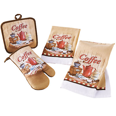 #ad #ad Coffee Lover Kitchen Set Set of 4 $14.99