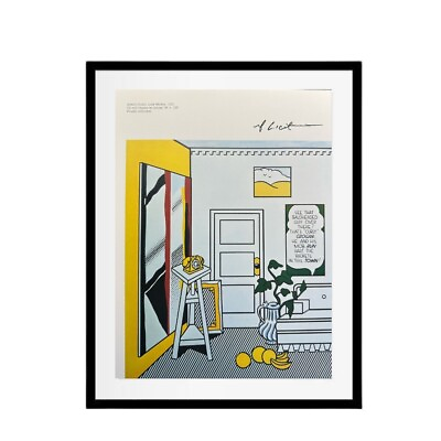 #ad Roy Lichtenstein Signed Print Artist Studio Look Limited EditionPop Art $72.25