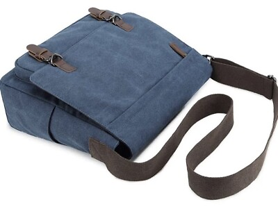 #ad Imyth Messenger Bag Retro Canvas Satchel casual Briefcases Laptop Bag Strap $45.00